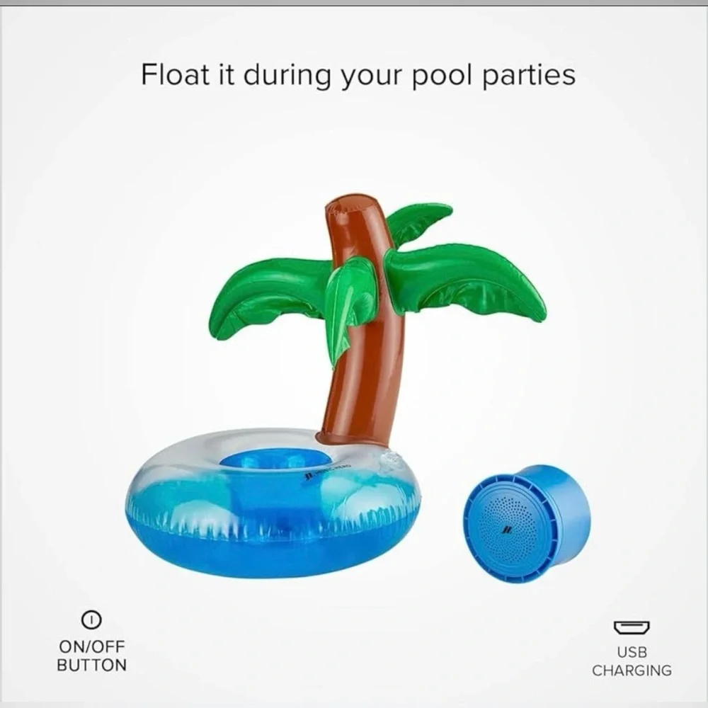Waterproof floating speaker